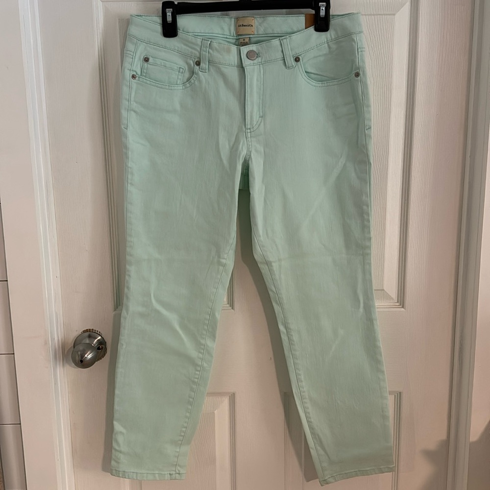 GH Bass Skinny Crop Jeans-Mint- size 10